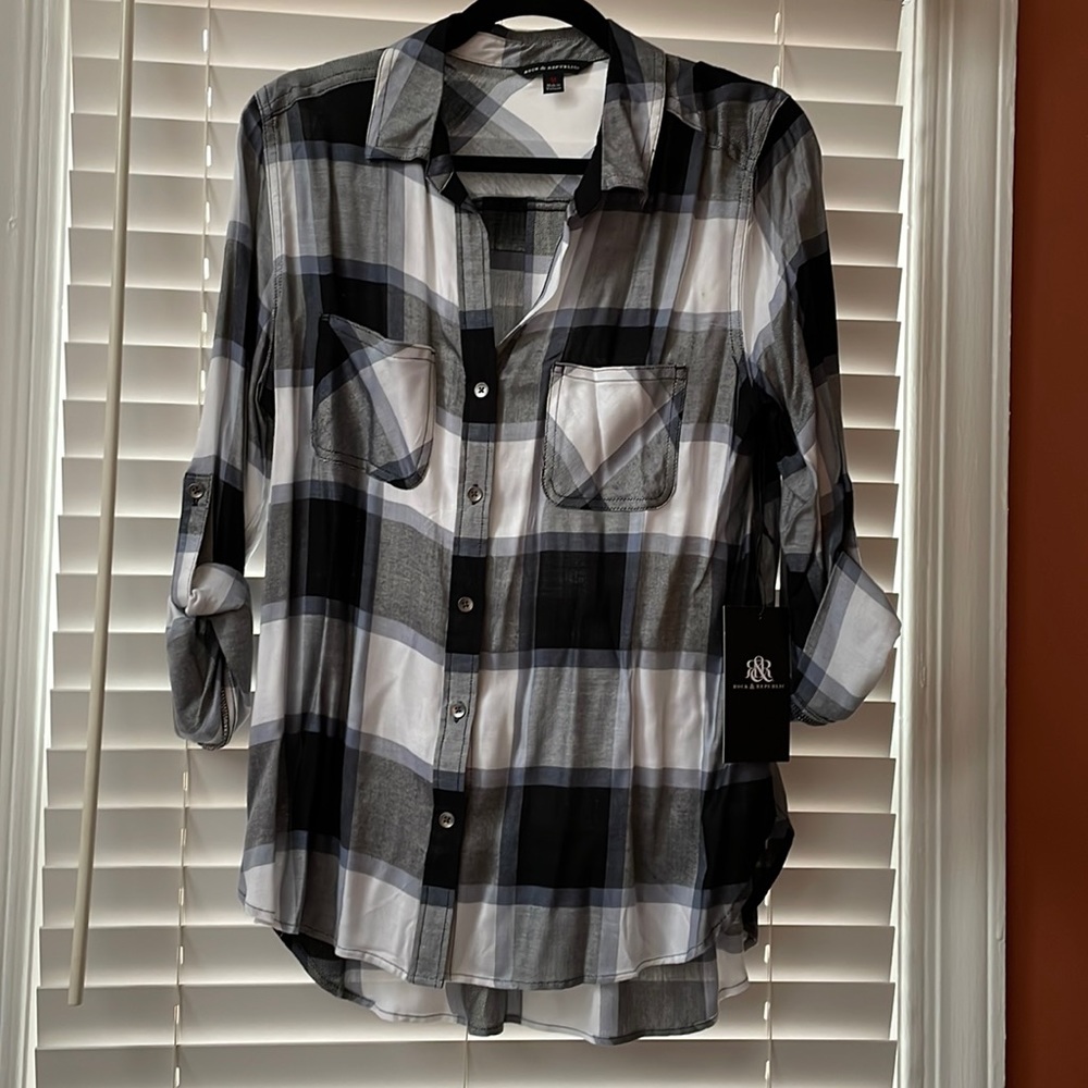 Rock & republic flannel long sleeve
